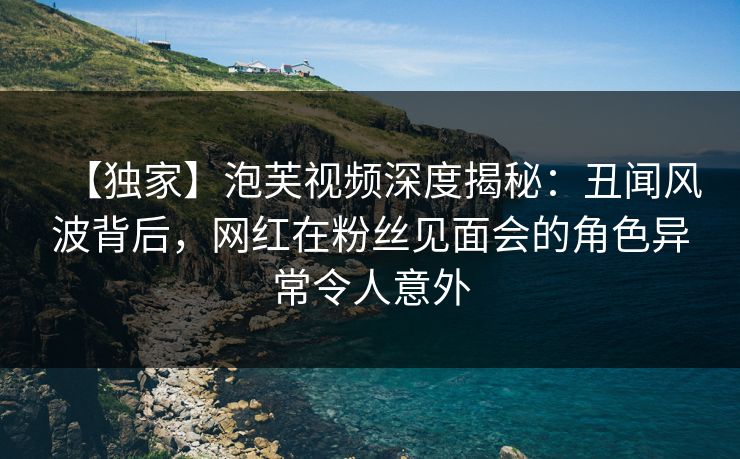 【独家】泡芙视频深度揭秘：丑闻风波背后，网红在粉丝见面会的角色异常令人意外